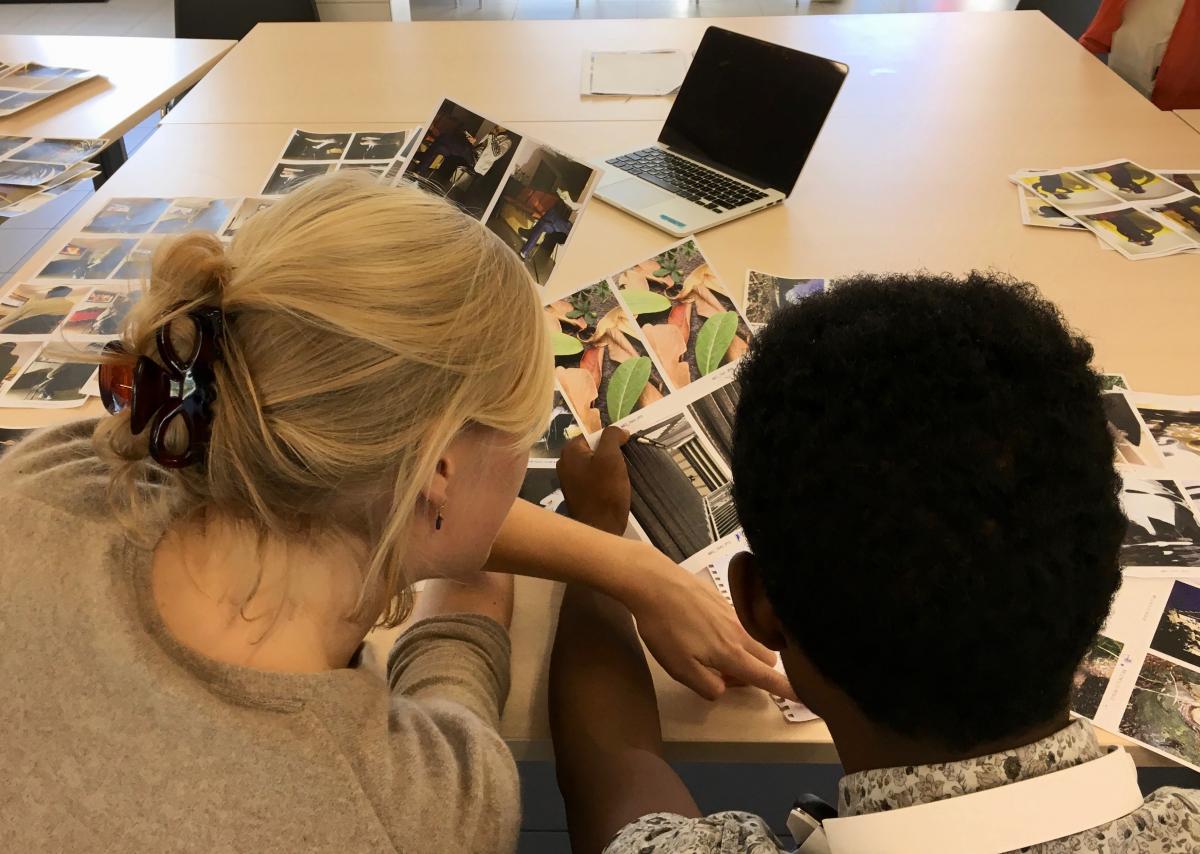 Auswahl von Fotos aus den audiovisuellen Workshops im Zentrum Étoile-La Praille.
